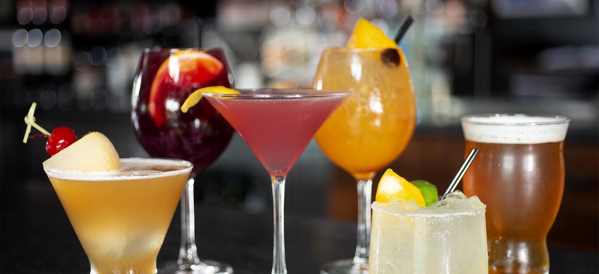 Cocktails from Burtons Grill.