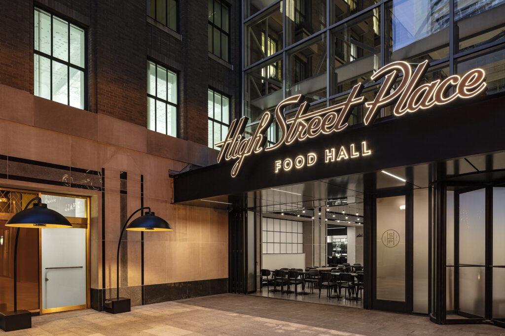 High Street Place Food Hall in Boston