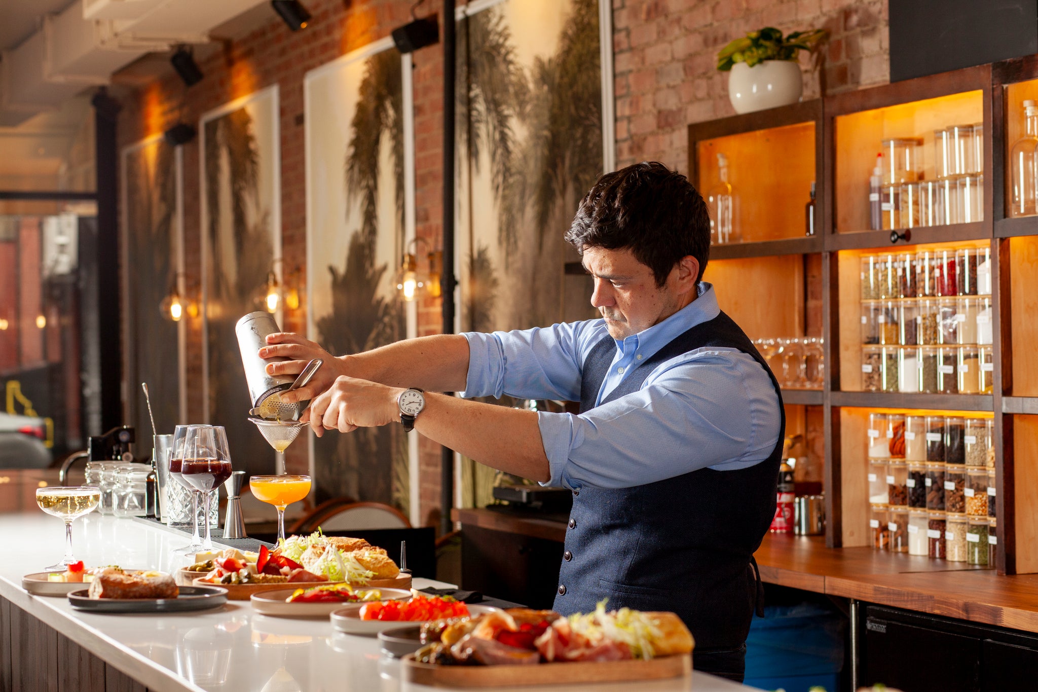 Chef Rodrigo Nogueira at No More Cafe in the East Village